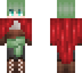 green haired elf-- male