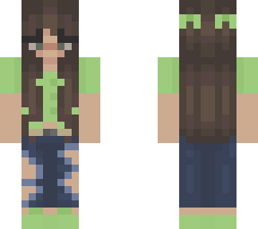 green soft girl outfit!