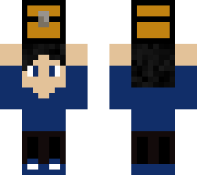 kid holding a chest/diamond