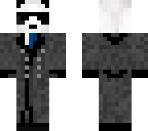 panda in suit