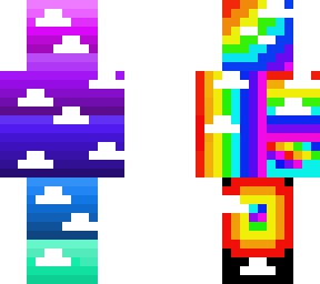 rainbow and cool shading