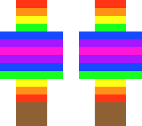 rainbow with muddy feet