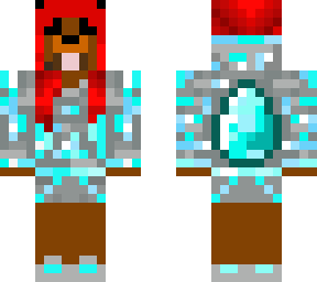 rubius mujer/chica/waifu con ropa de diamantes
