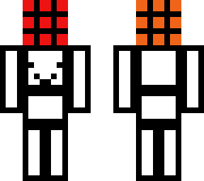 stick figure holding rubik's cube