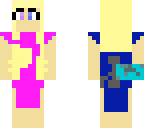 the dimond sword pink blue girl