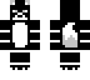 white cutie dark foxy