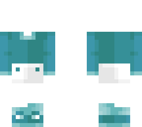 base - half shade - blue & cyan - white shorts