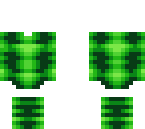 base - sweater outfit - glowing dark green & neon green