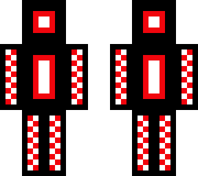 black red white