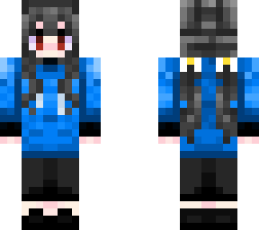 blue hoodie