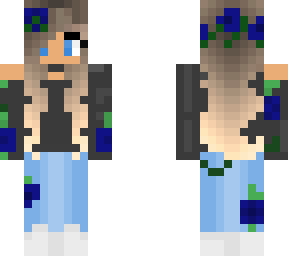 blue rose girl