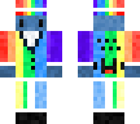 business man rock (rainbow!)