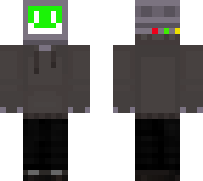 computer with green smily