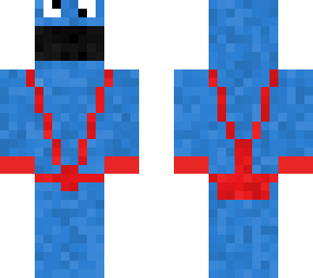 cookie monster red