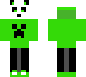 creeper hoodie panda