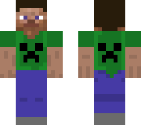 creeper steve | Minecraft Skin