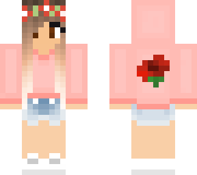 girl wearing hoodie with flower