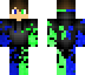 green and blue