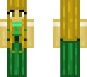green dress