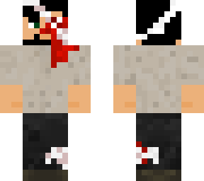 kenny (beat up with leg bandage)