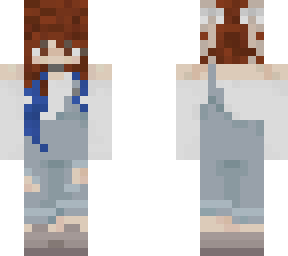 lil sis in overalls
