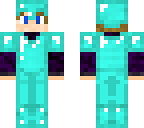 man with diamond armour