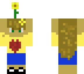 me holding  a flower