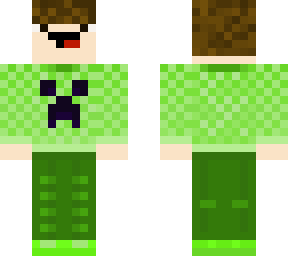 noob with creeper sweater