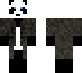 panda with coat.