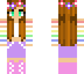 pastel rainbow girl attempt #2