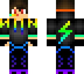 rainbow gamer boy
