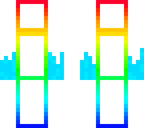 rainbow guy u can see trough