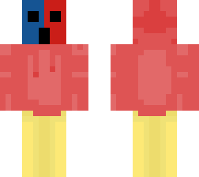 red  hoodie duck skin with mask