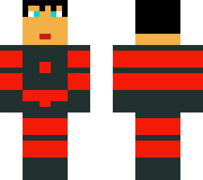 red black man