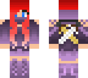 red headed assassin girl