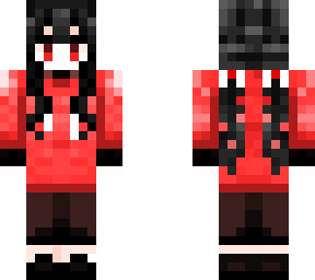red hoodie