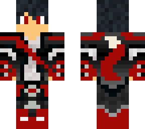 red ninja fox black