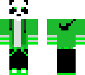 super cool green panda fiskekarlbuster