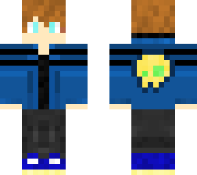 teen boy blue version golden skull