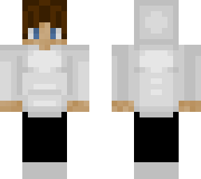 white hoodie