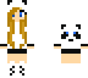 a girl panda