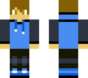 blue hoodie kid