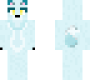 blue wolf girl