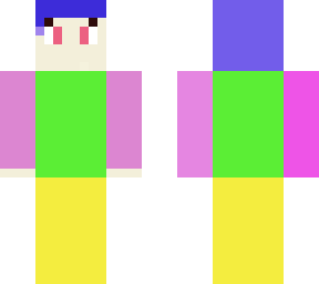 bluhair (my brother's first skin creation)