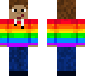 boy with pride hoodie (pride hoodie made by midnightvibes)