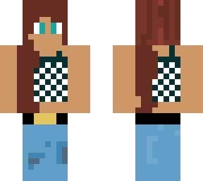 checkered girl