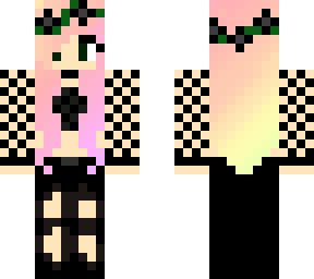 emo pink haired girl