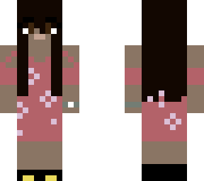 girl with flower dress