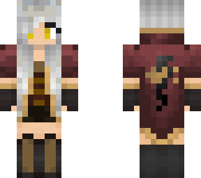 Girl without goggles | Minecraft Skin