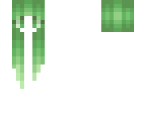 hb - long & straight - pastel slime green fade
